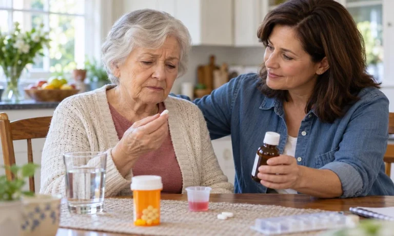 Caring for an Aging Parent Who Can’t Swallow Pills